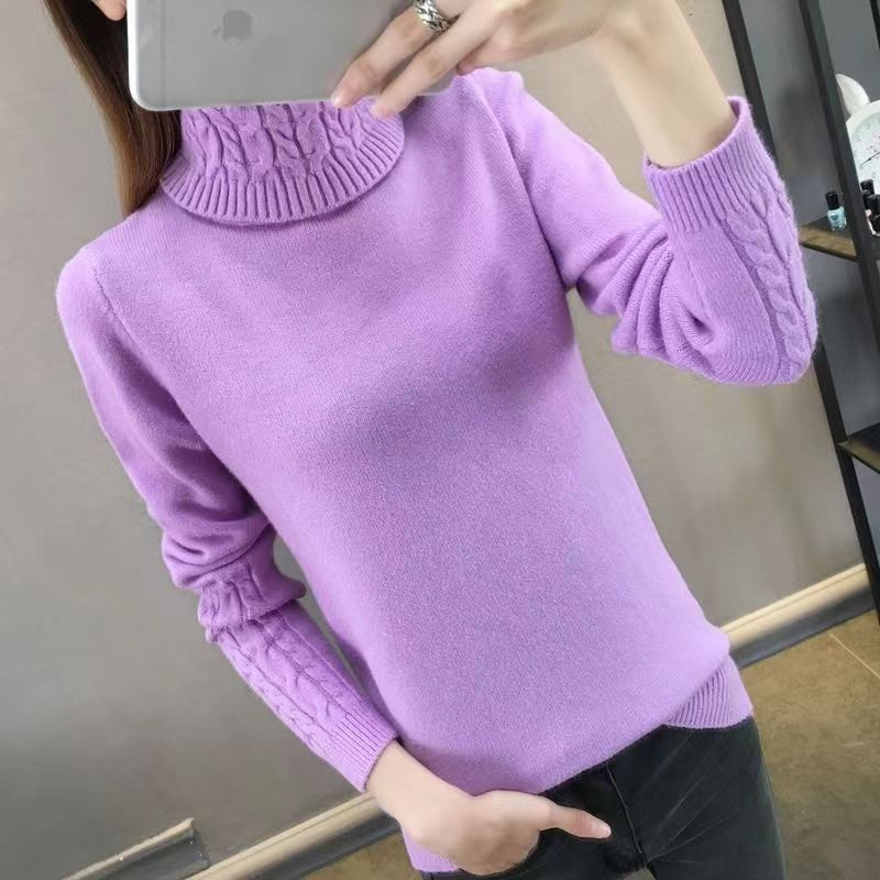 Women's Turtleneck Sweater Pullover Thickened